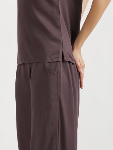 Image of SAADAA V-Neck Tops for Women| Viscose Fabric | Sleeveless Design | Relaxed Fit for Everyday Comfort | Office & Casual Wear
