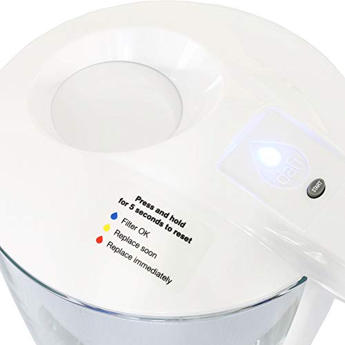 Glass Water Filter Dafi Crystal Classic 2.0L with 1 Filter Cartridge - White - Image 4