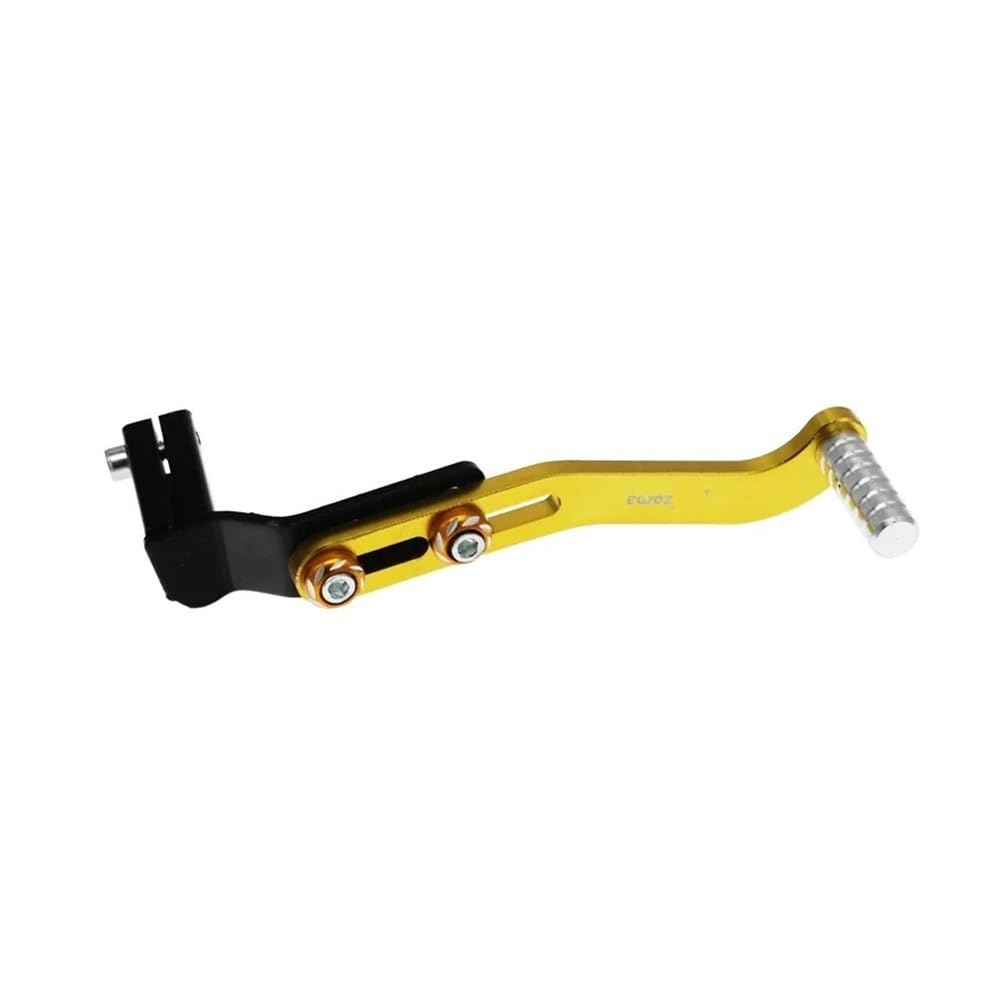Fgjryedxj Go-Ld Gear Shifter Shift Lever Universal Adjustable Motorcycle Cnc Folding Aluminum Gear Shift Lever Change
