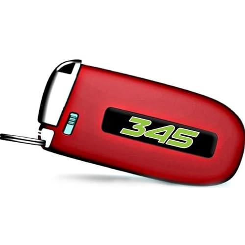 Image of TOOLEPIC for Dodge Challenger Charger Durango and Jeep Grand Cherokee Key fob Badges 2015-2024-Set of 2 - Finest Stickers Inlays Emblems Accessories for 345 Hemi, Ideal for Decals - Sublime Green