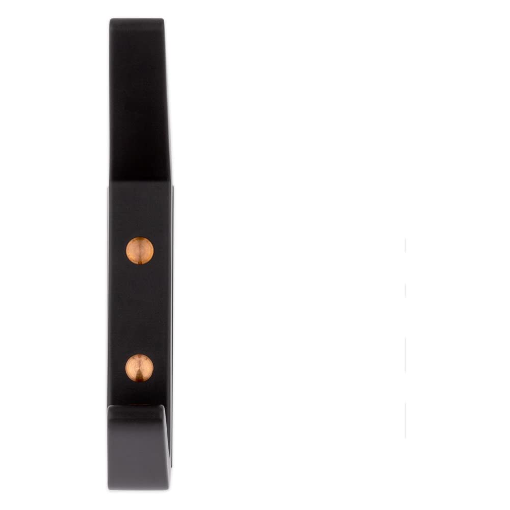 National Hardware N337-918 Reed Geometric Hook in Matte Black, 4-3/4