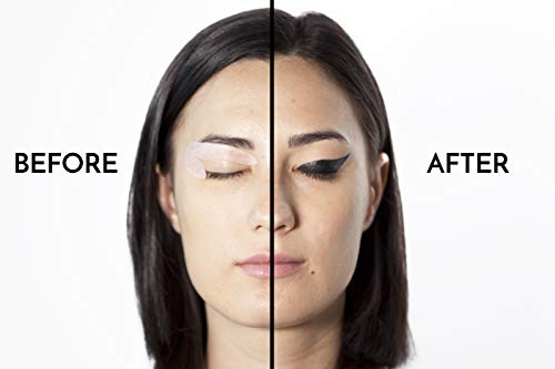 Eye-Candy-Eyeliner-Stencil-Pads-For-The-Perfect-Winged-Tip-Look-Created-by-Celebrity-Makeup-Artist-Reusable-Easy-to-Clean-Flexible-Cruelty-Free-Vegan-Made-in-USA-Starter-1-pk Eyeliner Stencils | Cat Eyeliner Stencil & Winged Eyeliner Tool | Made in USA & Created by Celebrity Makeup Artist | Reusable and Flexible Eyeliner Tape & Eyeshadow Tape | 24 Stencils