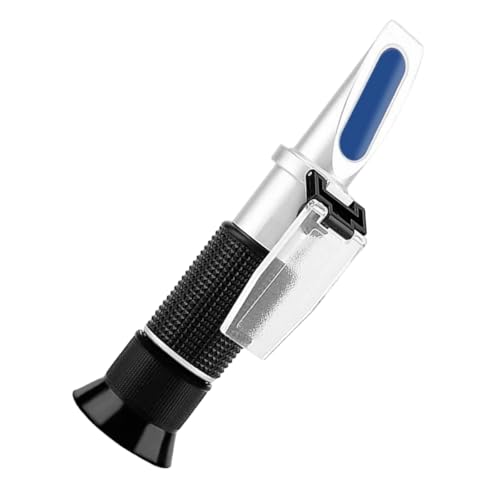 Antifreeze Refractometer Antifreeze Coolant Tester for Checking Antifreeze Freezing Point Concentration of Ethylene Glycol & Propylene Glycol Battery Acid Condition Windshield Washer Fluid