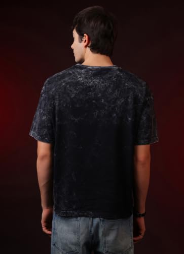 Image of Free Authority Official Marvel Spider-Man Brand New Day Graphic Printed Men's Oversized Fit T-Shirt | Pure Cotton Crew Neck Half Sleeve Casual Summer Tee