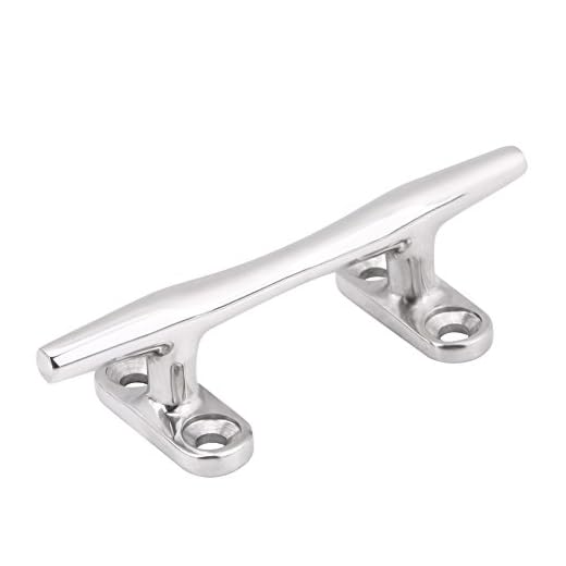 4"Cleat del bacino, tacchetta della base vuota della barca dell'acciaio inossidabile per l'yacht marino