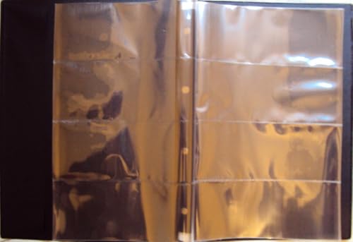 Pasta Com 25 Folhas e 4 Divisões Para Cédulas Colecionáveis