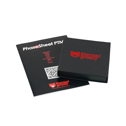 Thermal Grizzly - PhaseSheet PTM (50x40mm)- High Performance Thermal pad with Phase Change Material | Durable, not electrically Conductive | for CPU, GPU & Electronics Cooling