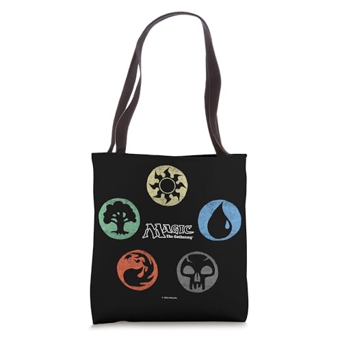 Magic: The Gathering Colored Mana Symbols Tote Bag