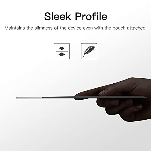 Image of MoKo Adhesive Pencil Case Holder Sticker for Apple Pencil, 2Pcs Dark Gray