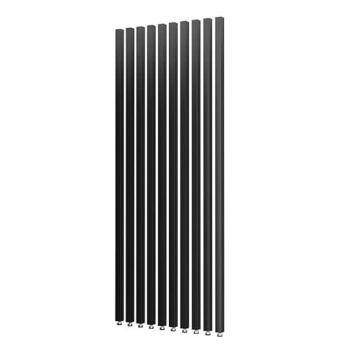 Separador de Ambientes De Suelo a Techo ，Separador de ambientes   Imitación Madera ，Pantalla Partición Post, Columna de Sala de Estar Dormitorio Pared Barra Vertical(4 Root,130cm/51.1in/4.26ft)