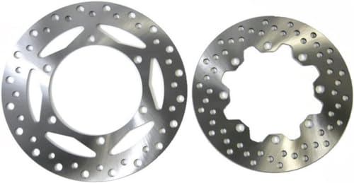 カワサキKL250ダートバイクスーパーシェルパ用リアブレーキディスクローターディスク1997-2007 対応 ブレーキディスク 互換品(フロント+リア)のサムネイル