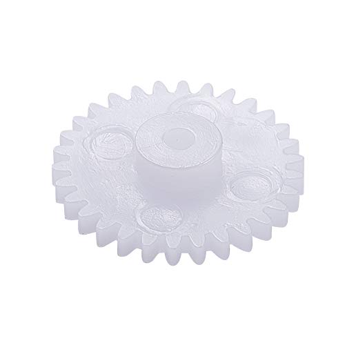 Othmro 50Pcs Plastic Gears 30 Teeth Model 302A Reduction Gear Plastic Worm Gears RC Vehicle Transmission Gears Plastic Crown Gears for RC Car Robot...