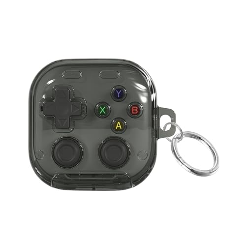 �Ή�/�݊������� Galaxy Buds4/Buds4 Pro �N���A�P�[�X CASE ���[ �ی� �������� �����J�o�[ �l�C �J���r�i�t��(�N���A�u���b�N)