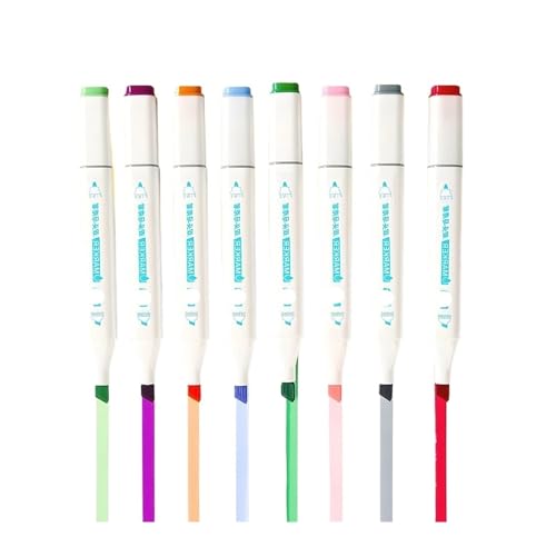 Marqueurs à base d'eau double pointe avec 60 couleurs vives pour dessin