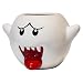 Super Mario Bros Vintage White Boo Molded Coffee Mug | 20 Ounce