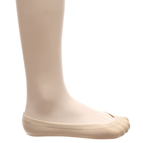 Image of MIRMARU Women's 4 Pairs Cotton Ultra Low Profile Non Slip Hidden No Show Socks.