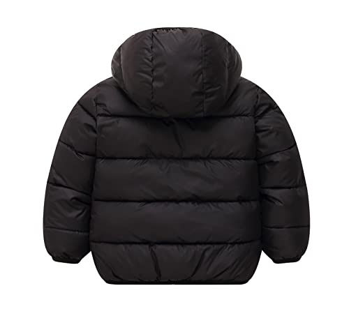Happy Cherry Kids Boy's Girls Winter Coat Fleece Lined Thick Down Coats Puffy Jackets with Hood2