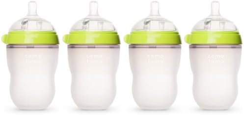 Comotomo Natural Feel Baby Bottle, 4 Pack