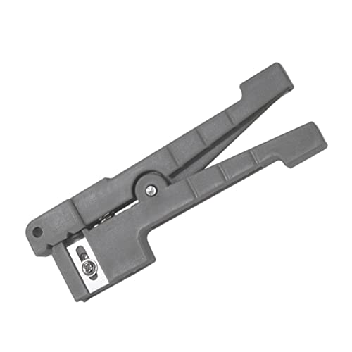 LogiLink WZ0063 Wire Stripper for Fibre Optic Coax and Copper Cables up to 3.2 mm Diameter, Grey