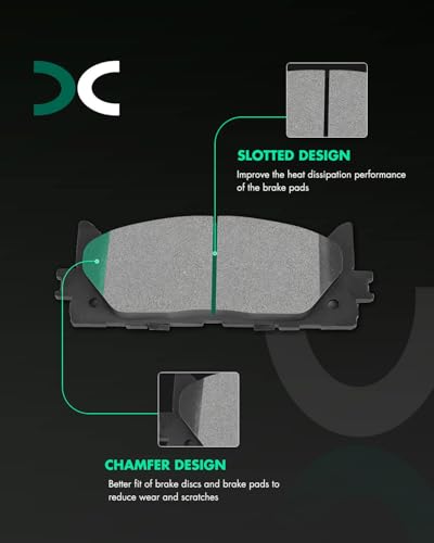 Image of SCITOO Front 11.65 inch Brake Pads and Rotors Kits Fit For Lexus ES300h 2013-2018,For Lexus ES350 2007-2018,For Toyota Avalon 2008-2018,For Toyota For Camry 2007-2017
