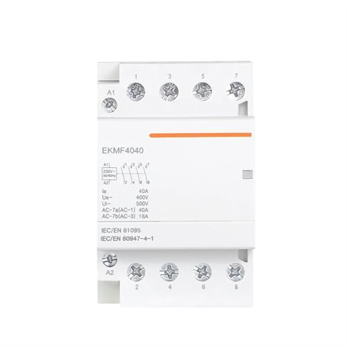Contacteur modulaire triphasé 40A EKMF4040 haute performance 4NO 380V