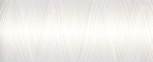 Gutermann Sew-All General Purpose Polyester Thread for Hand or Machine Sewing, Embroidery and Stitching - Colour WHT - 1 x 100m Spool