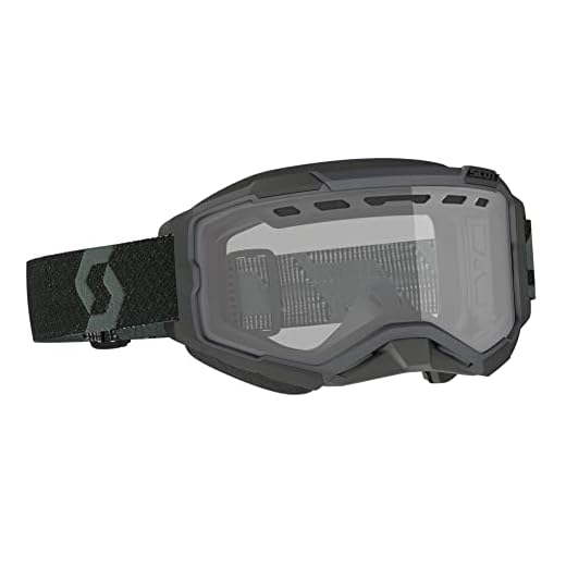 SCOTT Fury Masque de motoneige pour adulte Noir/transparent/taille unique