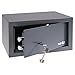 Produktbild HMF 49217-11 Safe Tresor mit Schlüssel, Möbeltresor | 31 x 17 x 25 cm | Anthrazit