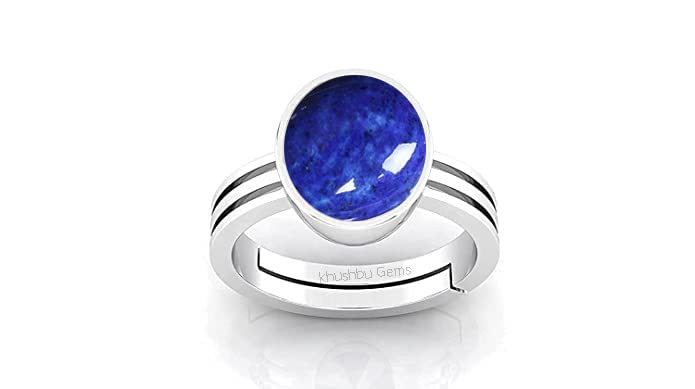 Khushbu Gems Lajward Stone Original | Natural Lapis Lazuli | Lajwart | Rantna | Pathar | Gemstone | Ring | 3.42 Ct | 4.25 Ratti (B0BLWH7FJX) Amazon Price History, Amazon Price Tracker