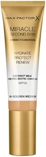 Max Factor Miracle Second Skin nawilżający podkład z filtrem nr 06 - Golden Medium