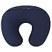 Onacosht Muslin Nursing Pillow Cover Soft 100% Cotton Feeding Pillow Slipcover Fits Standard Infant Nursing Pillow for Baby Boy and Girl, Navy Blue