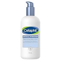 CETAPHIL Optimal Hydration Replenishing Body Lotion 473ml, 48 Hour Hydration, Body Lotion for Dehydrated, Sensitive & Dry Skin, With Hyaluronic Acid & Panthenol, Hypoallergenic, Dermatologist Tested