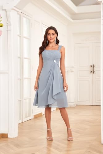 Diyfu WY647-DUSTY ROSE-US14 Half Sleeve Mother Of The Bride Dresses thumb #2