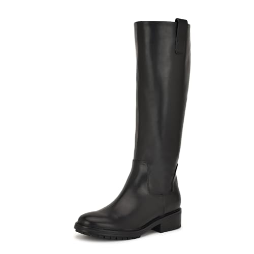 Nine West Women's Leigha Boot, Black 001, 5