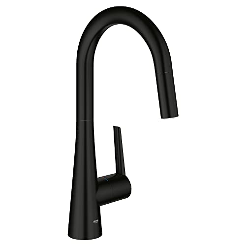 GROHE Zedra Pull-Down Faucet Matte Black