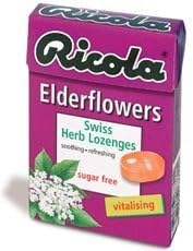 Elderflower Swiss Herb Drops Sugar-Free: Refreshing Relief in Every Drop, 45g (Pack Of 1)