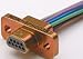 Itt Cannon Micro-D Connector, Plug, 21 Position, Wire Leads - MDM-21PH006B
