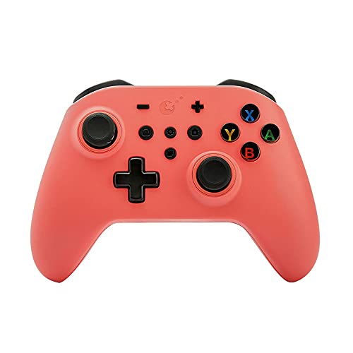 Preisvergleich Produktbild liu Getreide / GULIKIT NS08 Diamant Bluetooth Game Griff Heller Funktionsschalter Android-Telefon Mit Doppel-Vibration-PC-Spielcontroller. (Color : Pink)