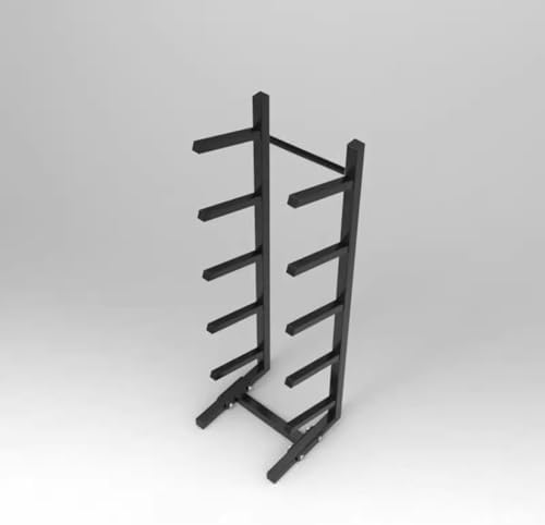 Free-Standing Snowboard & Surfboard Rack - Multi-Functional Storage for Wakeboards, Skateboards, Outdoor Gear - Ideal Home & Garage Organizer (25x25x85cm)