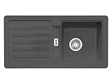 Eurodomo Einbauspüle Eurostone PRIMA 45 Granit Schiefer