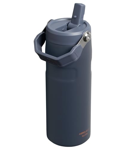Image of Stanley IceFlow Flip Straw 2.0 Water Bottle 16 OZ | Built-In Straw with Larger Opening | Lightweight & Leak-Resistant | Insulated Stainless Steel | BPA-Free | Twilight