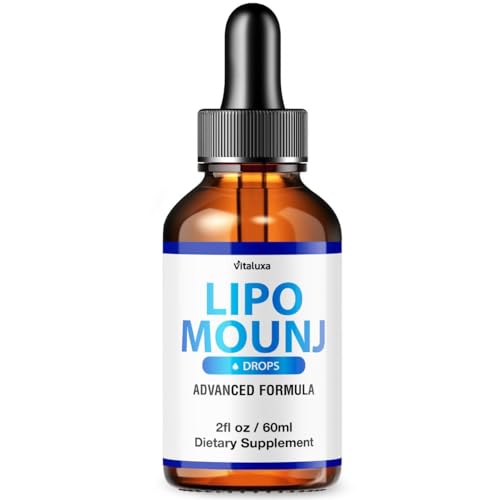 LipoMounj Gotas LipoMount Mounj Drops Liquid Supplement Support Official Advanced Formula Lipos Mount Mounjaro Premium Blend Maximum Strength All-Natural Ingredients LipoMoun Mouj Liquido (2oz)