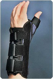 Wrist Brace with Thumb Spica Right Size M - Model 78600103 by Sammons Preston