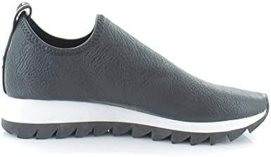 DKNY Women's Lightweight Slip on Fashion Sneaker, Black/Rainbow Azer, 5.5 | Image 7