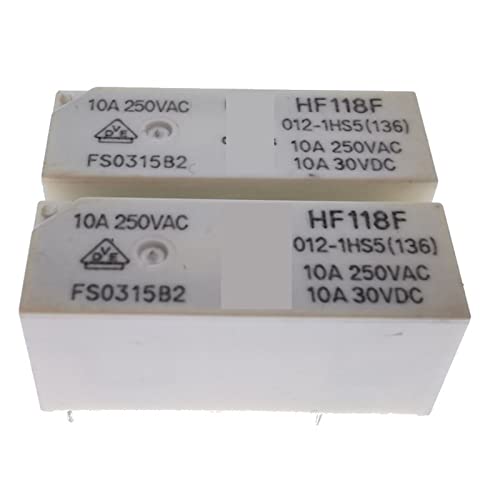 Relais HF118F-012-1HS5T 12V avec capacité de commutation 10A DIP4 robuste - 2