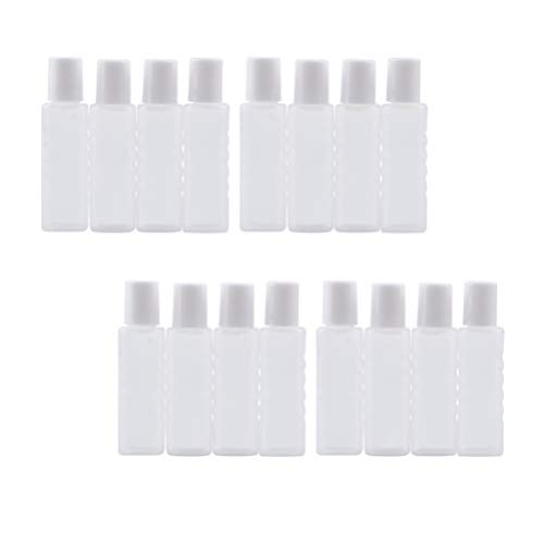 Healifty Contact Lens Solution Bottle 20pcs Applicator Tip Bottles Squeezable Eye Liquid Dropper Bottle with Caps Contact Lenses Solution Bottles Contact Lens Box