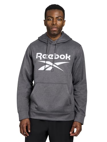 Reebok Moletom de lĂŁ com capuz, Charchoal Heather, P