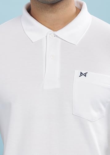 Image of Force NXT Polo Neck T-Shirt for Men Pack of 1 | Regular Fit T-Shirt for Men | Premium Super Combed Rich Cotton Polo Shirt | Men's Ultra Soft Half Sleeve T-Shirt