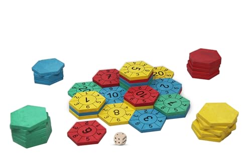 Jeu de mathématiques Hexagon WISSNER matériel géométrie et calcul