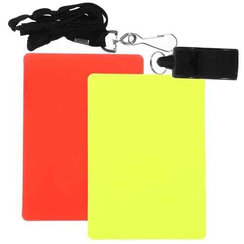 Kit de árbitro fútbol con tarjetas, silbato y accesorios miniatura 1